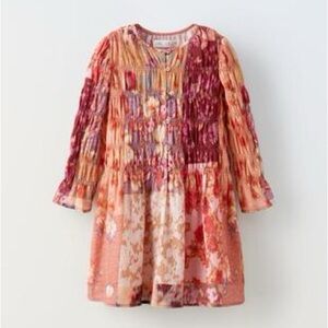 Zara kids girls watercolor dress